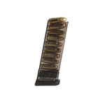 ETS ETS Group SMK-GLK-43-9 Glock 43 9mm 9-Round Magazine Carbon Smoke Polymer