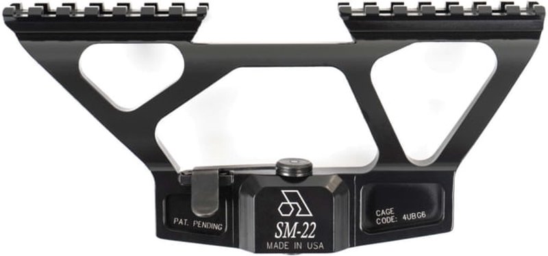 Arsenal Inc SM-22 Quick Release Scope Mounts with Picatinny Rail 5.8 in Black