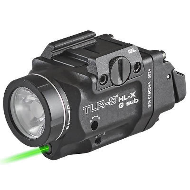 Streamlight TLR-8(R) HL-X G Sub Gun Light w/ Green Laser