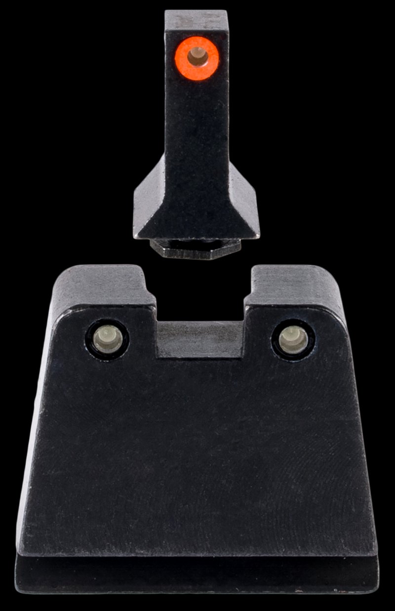 Trijicon GL243C601142 Suppressor/Optic Height Sights Glock 42-43 Front and Rear