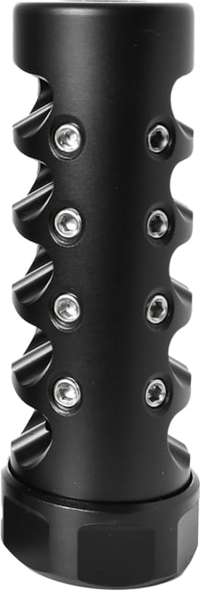 American Precision Arms Gen 4 Fat Bastard Self Timing Muzzle Brake, 6.5 Creedmoor, 5/8x24, Nitrided