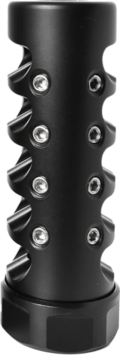 American Precision Arms Gen 4 Fat Bastard Self Timing Muzzle Brake, 6.5 Creedmoor, 5/8x24, Nitrided