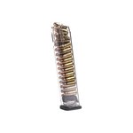 ETS 27rd Extended Glock 9mm Luger Magazine Smoke Polymer SMKGLK9170