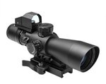 NcSTAR Ultimate Sighting System Gen II 3-9x42mm Rifle Scope w/ 1x Micro Red Dot Sight