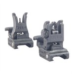 AR-15 Flip-Up Polymer Sight Set Black