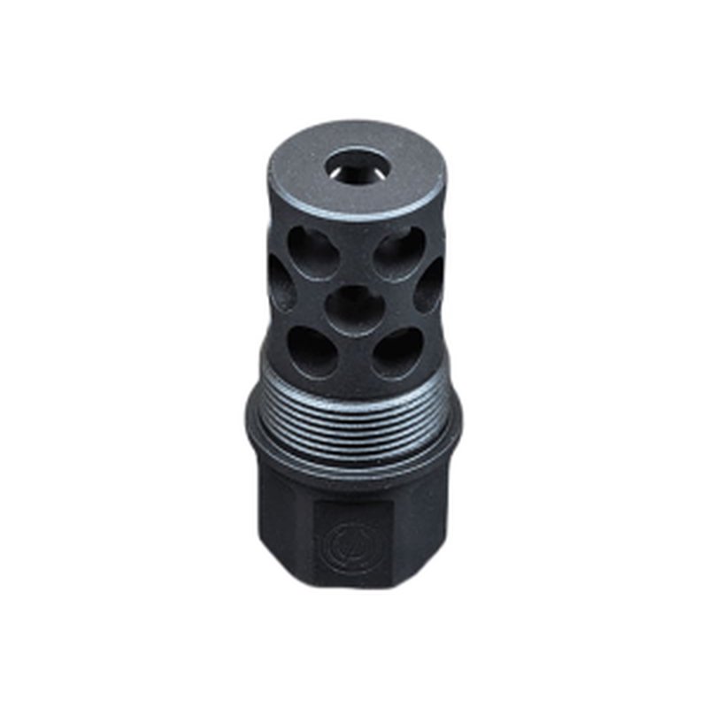 SilencerCo AC5233 Tomd Muzzle Brake Black Matte 5/8"x24 Threads 30 Cal