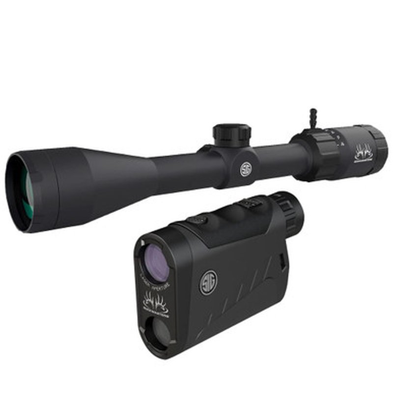 Sig Sauer Buckmasters 3-12x44mm BDC Riflescope with Buckmasters LRF 1500 Combo Kit