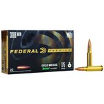 Federal GM308M2 Gold Medal Match .308 Winchester 175gr Sierra MatchKing BTHP Ammo