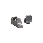 Trijicon Bright & Tough Front/Rear Suppressor Night Sight Set for Glock 17/17L/19/22 Pistols - 600649