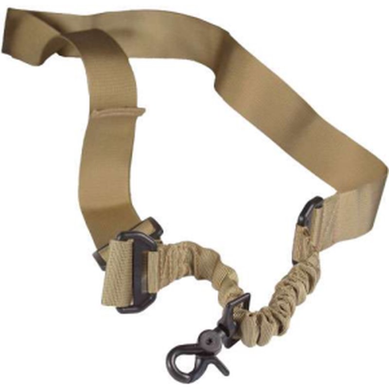 J&E Machine Tech Sling JE Sling 1 Point Bungee Tan