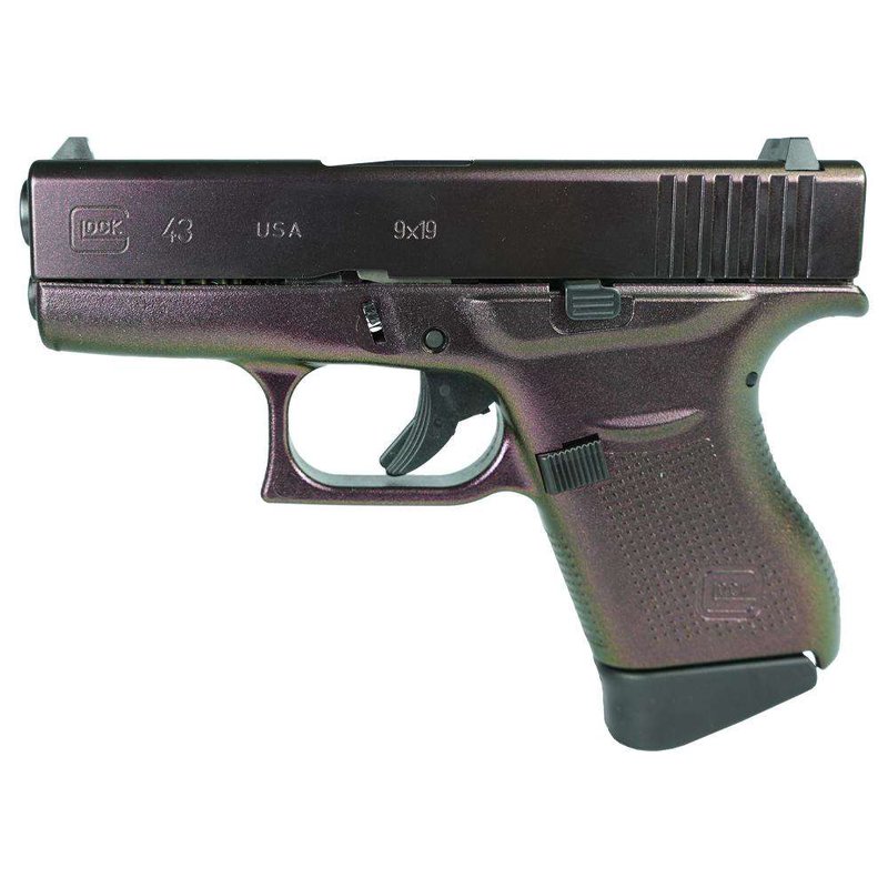 Glock G43 Subcompact 9mm 3.4 in Barrel Razorback