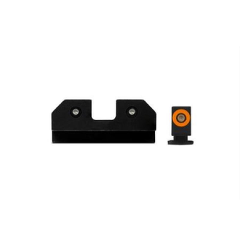 XS Sight Systems R3D Night Sights Orange for Glock 17/19/26/27 (GL-R012P-6N)