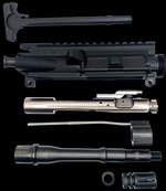 LBE Unlimited AR75RBK AR-15 Upper Kit 7.5in CHF Pistol Gas
