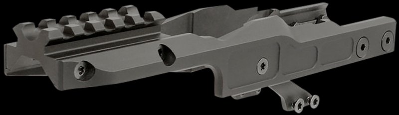 Midwest Industries Alpha Optic Mount for AK Alpha Handguards 4-Point Picatinny Red Dot Base