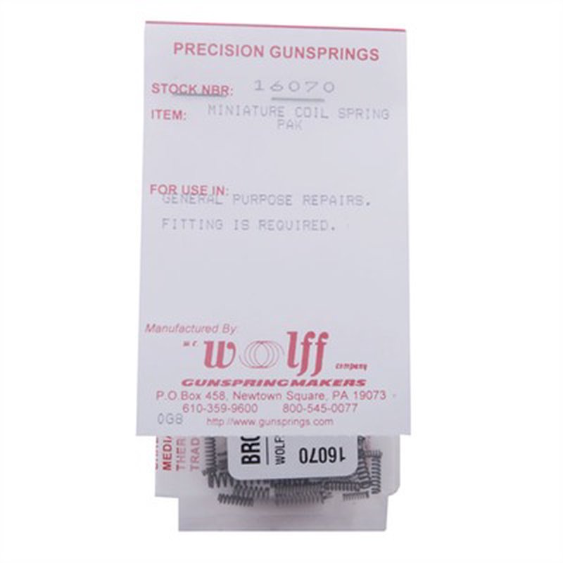 Wolff Miniature Coil Spring Pak Kit 1607