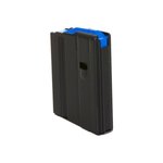 DuraMag 1065041176CP SS Replacement Magazine Black with Blue Follower Detachable 10rd 6.5 Grendel, 6mm ARC for AR-15