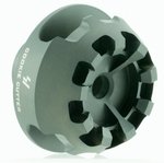 Strike Industries Cookie Cutter Muzzle Brake Matte Compensator Steel 5/8-24