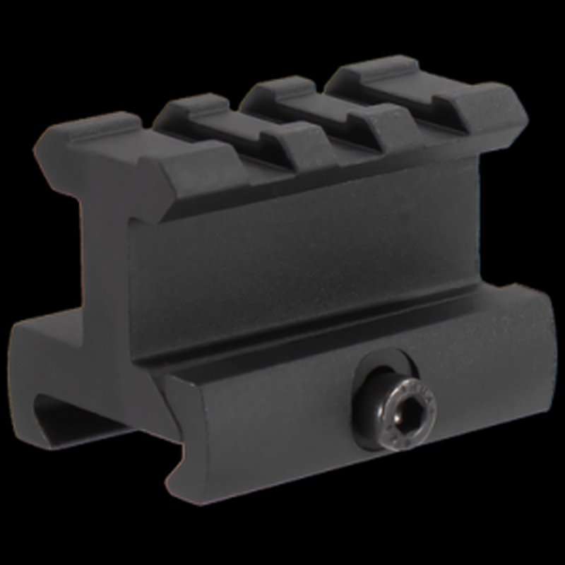 Aim Sports Profile Riser Mount ML111 Picatinny/Weaver 1.0in Height, Black Anodized