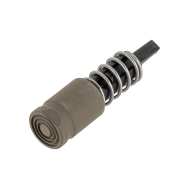 Forward Controls Design Low Drag Forward Assist - Circular Serrated - FDE