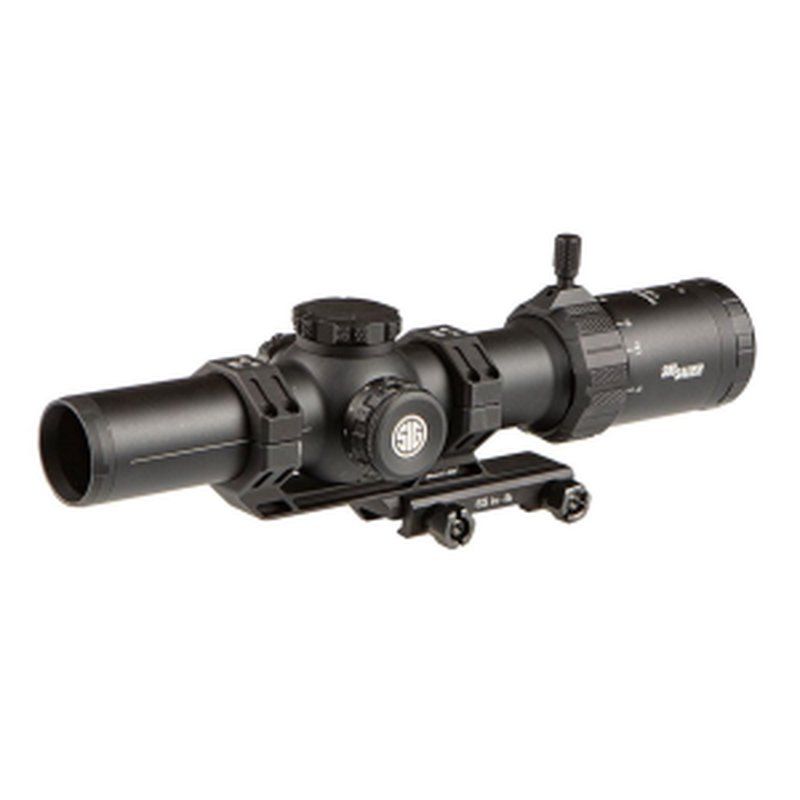 Sig Sauer Tango-MSR 1-10x26mm Illuminated MSR BDC-10 Riflescope, FFP, 34mm Tube with Alpha-MSR Cantilever Mount