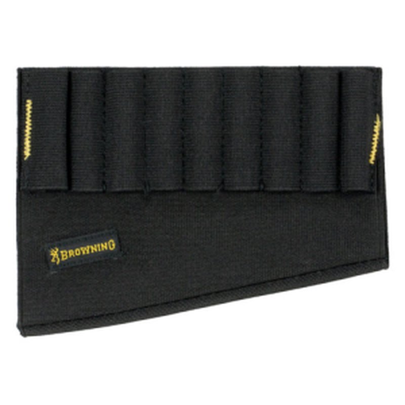 Browning Stock Option Nylon Elastic Buttstock Shell Holder 9-Round Plain Black