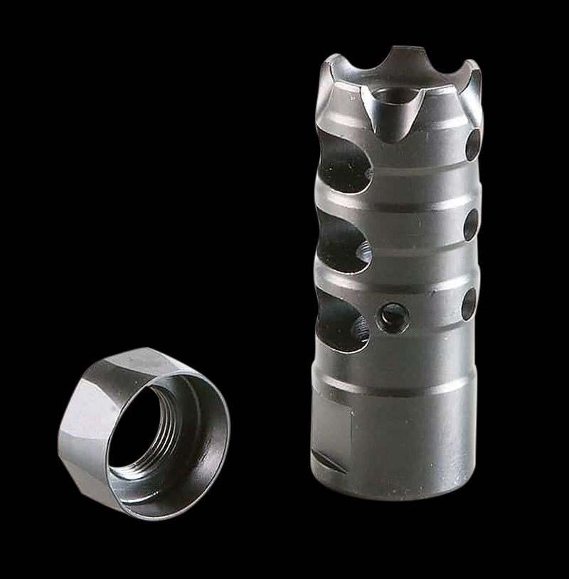 Patriot Ordnance Factory Triple Port Muzzle Brake 1/2x28 5.56 NATO/.223