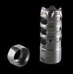 Patriot Ordnance Factory Triple Port Muzzle Brake 1/2x28 5.56 NATO/.223