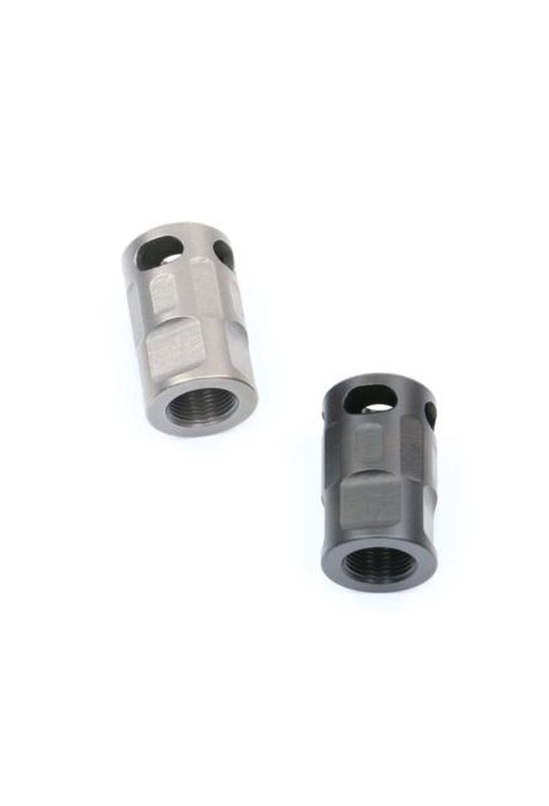 V Seven Titanium Micro Brake, 1/2 x 28, AR-15, Raw Titanium