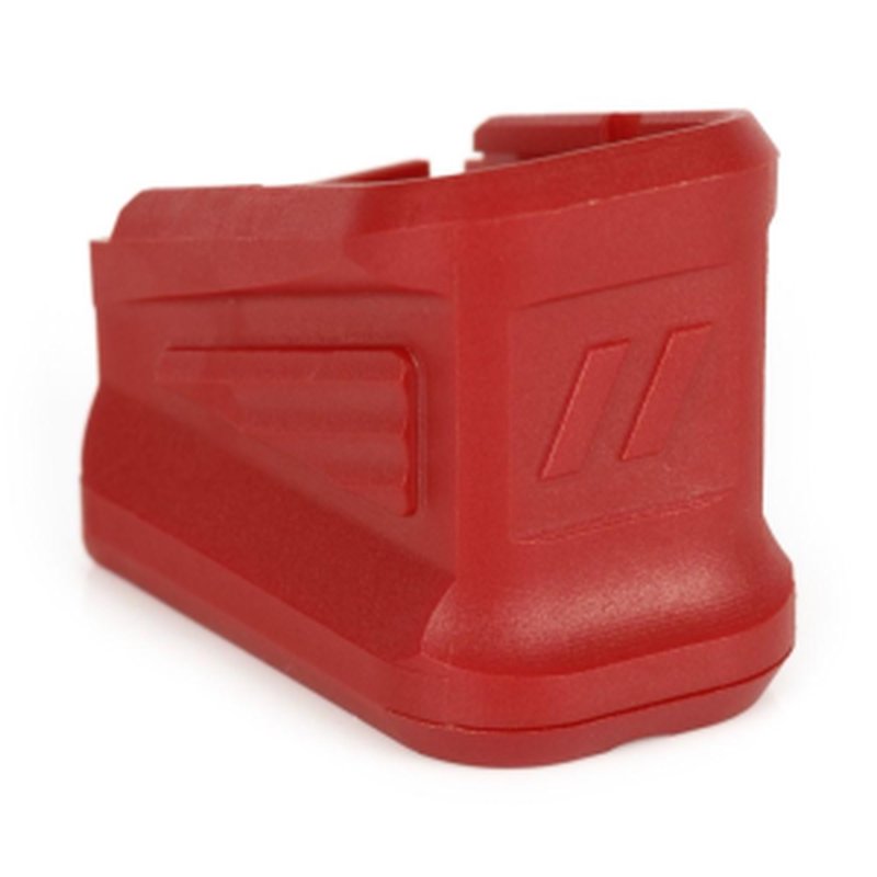 ZEV Glock Basepad 9mm/.40 Red +5 (17rd mag compatible) extended base pad