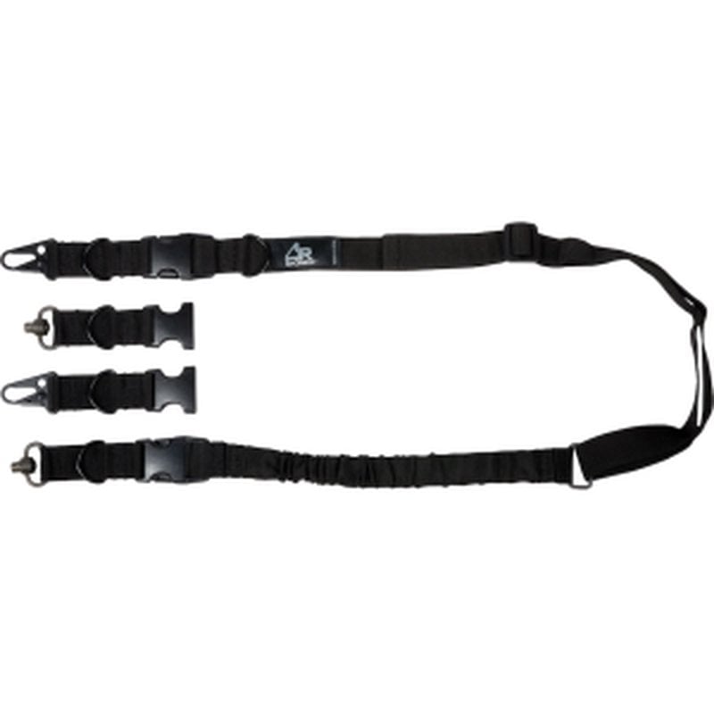 AR-STONER Modular 2-in-1 Single Bungee Rifle Sling with QD Swivel Nylon Black - 998877