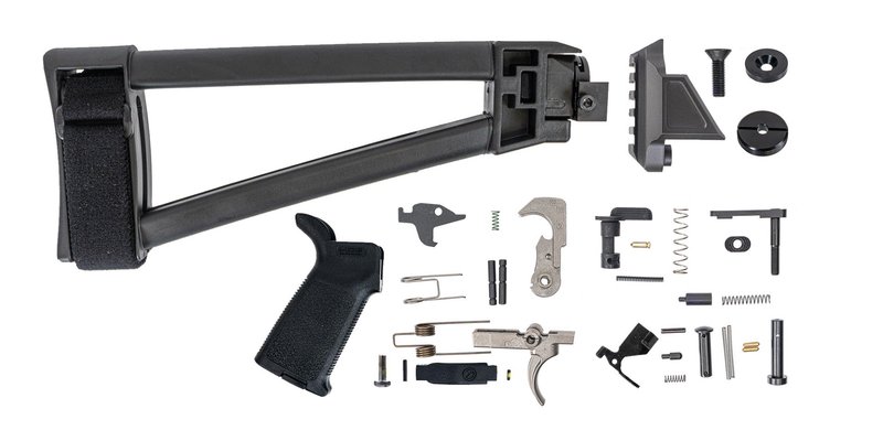 PSA Lower Build Kit, JAKL Smoke MOE EPT, Black