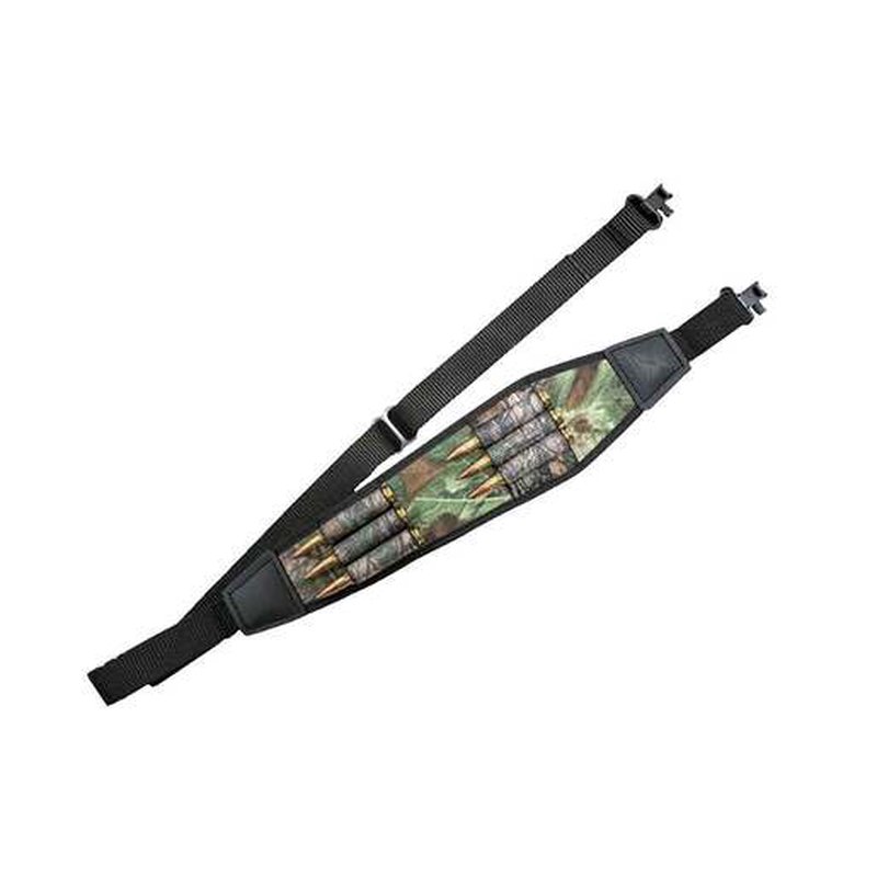 GrovTec US Inc Nylon Rifle Ammo Sling with Locking Swivels, Realtree Xtra