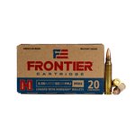 Hornady Frontier 5.56 NATO Ammunition 55 Grain FMJ 20 Rounds