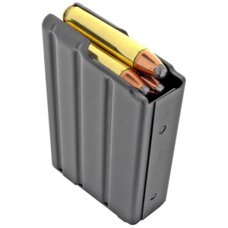 DuraMag 350 Legend Magazine 5 Rounds Fits AR Rifles Stainless Steel Orange AGF Follower Black 5X35041178CPD