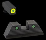 AmeriGlo Trooper Sights Glock Gen 1-4/5 Tritium Front & Rear Set