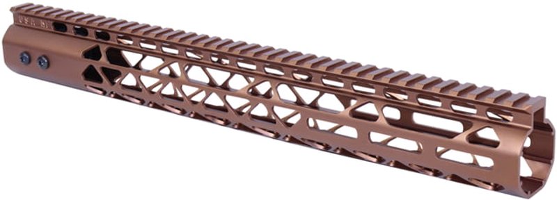 Guntec USA Air Lite M-LOK System Free Floating Handguard With Monolithic Top Rail