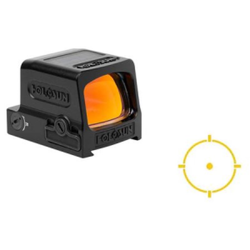 Holosun HE509T-X2-GD Reflex Red Dot Sight 1x 0.66 x 0.9 Inch Gold Reticle