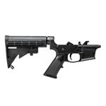 Aero Precision EPC-9 Carbine Complete Lower Receiver with A2 Grip, M4 Stock - Anodized Black - APAR620556