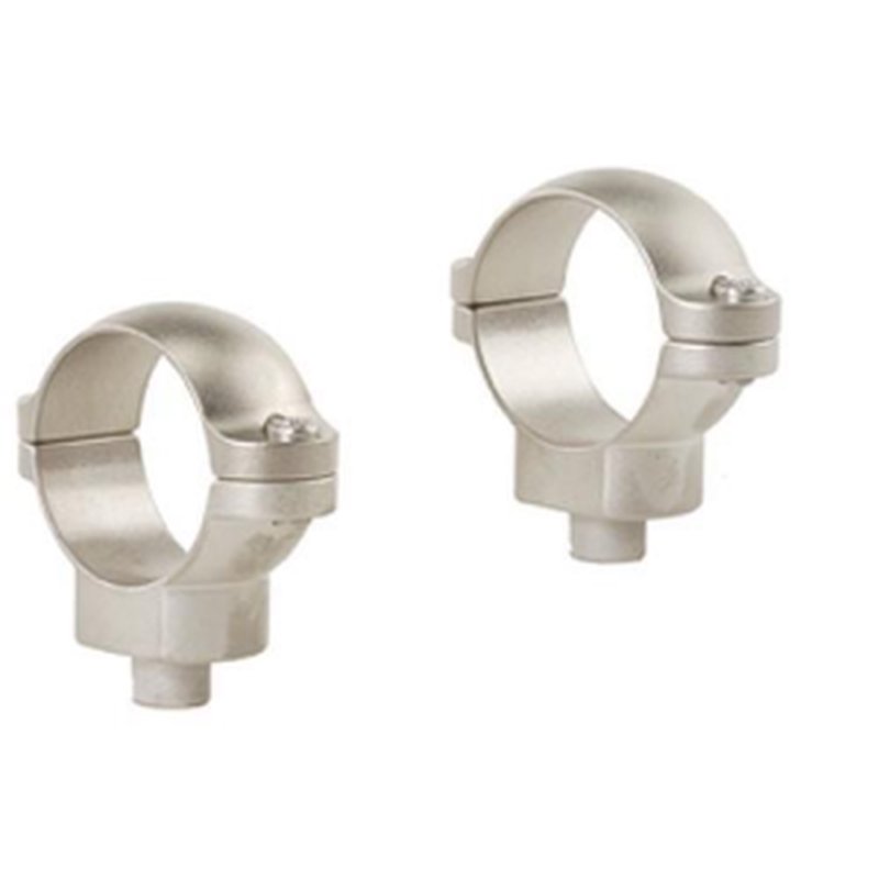 Leupold 2-Piece Quick Release (QR) Scope Rings - 1\" Medium, Silver