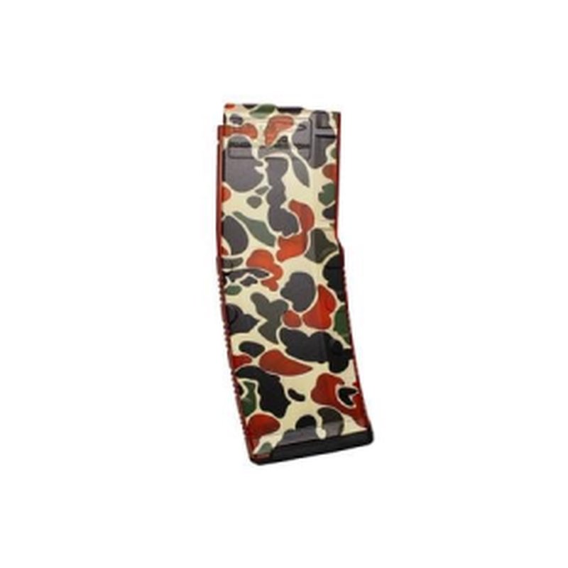 Amend2 AR-15 5.56 NATO 30 Round Magazine, Orange Duck Camo