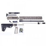 Guntec USA AR-15 5.56 Upper Receiver w/o Lower Parts Kit, N.2, 15in Ultralight M-Lok Handguard, MLS Gen 2 Stock Assembly, Carbine Length, .750 Gas Block, 16in 5.56mm M4 4150 Barrel, 1-7 Twist