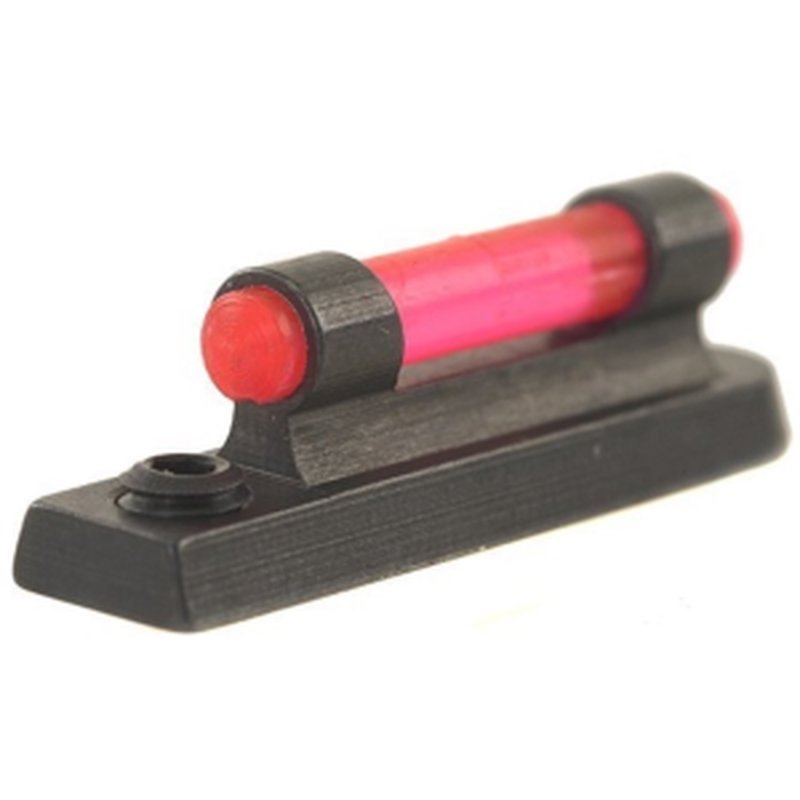 NECG Masterpiece Fiber Optic Front Sight 0.256 Height 3/32 Red Bead