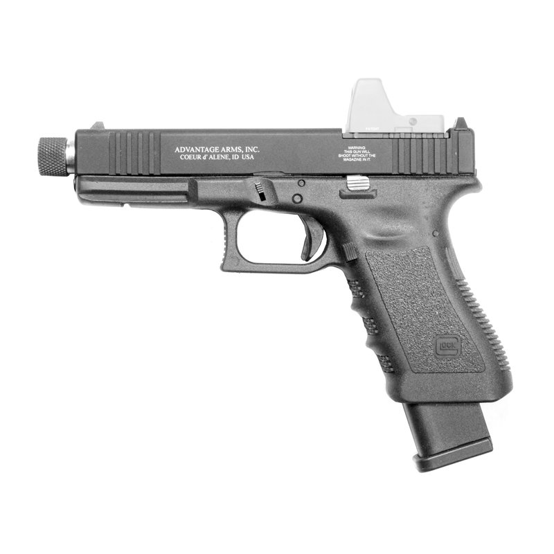 Advanced Armament .22LR Optics Ready Conversion Kit, 4.49" Barrel, for Glock 17/22 Gen 1-3 - AAC1722G3MOD