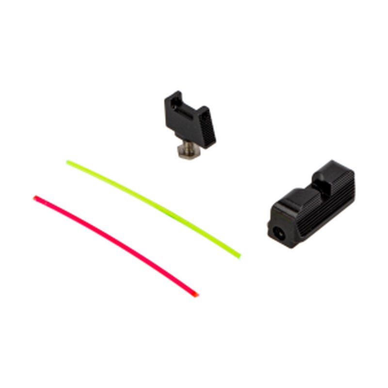 Taran Tactical Innovations Ultimate Fiber Optic Sight Set Glock RMR Cut Co-Witness Height