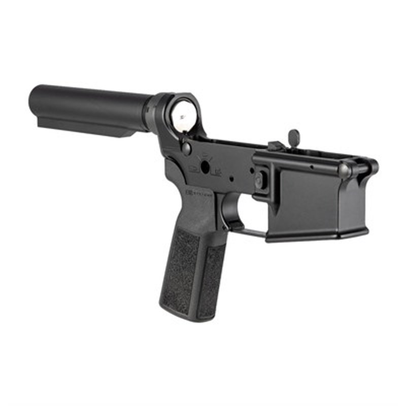 AR-15 Lower Receiver Semi Complete Angry Patriot Black