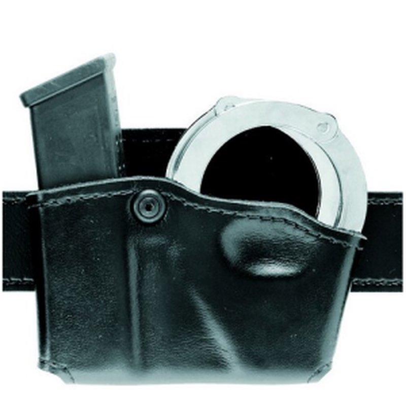 Safariland 573 Open Top Magazine and Handcuff Pouch Fits Glock 20/21 STX Plain Black RH