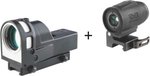 OpticsPlanet Exclusive Meprolight M21 1x30mm Reflex Red Dot Sight and MMX3 3x18mm Micro Magnifier