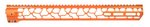 ODIN Works M-Lok Ragna Free Float Forend Orange 17.5in
