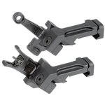 Midwest Industries AR-15 Combat Rifle Offset Sight Set, Black