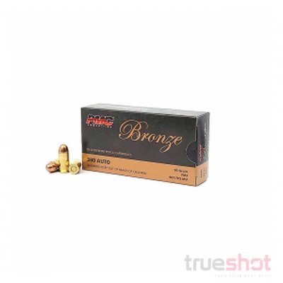 PMC Bronze .380 Auto FMJ 90 Grain Ammo - 50 Rounds
